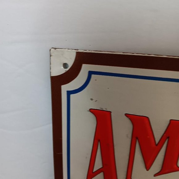 American Drummer Bear Tin Sign. 10x16" Pawtucket, RI. American Toy Co. Nice Sign - Picture 2 of 8